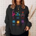 ウイルス学者のためのかわいいウイルスtシャツ スウェットシャツ 彼女への贈り物