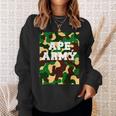 エイプネイション ダイヤモンド 月 ミーム ストック 猿 一緒に 強靭 長袖tシャツ スウェットシャツ 彼女への贈り物