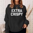 エキストラクリスピーtシャツ面白い言葉で皮肉なノベルティユーモア スウェットシャツ 彼女への贈り物