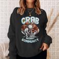 カニアレルギー Crab Allergy Community スウェットシャツ 彼女への贈り物