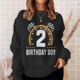 キッズ 2歳 誕生日 男の子 レーシング スピードメーター スウェットシャツ 彼女への贈り物