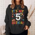 キッズ 5歳の誕生日シャツ男の子キッズ幼児5歳の誕生日男の子 スウェットシャツ 彼女への贈り物
