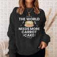 キャロットケーキ レシピ カップケーキ パイ グルテンフリー ビーガン スウェットシャツ 彼女への贈り物