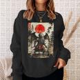 クトゥルフ・サムライ、ヴィンテージ・日本のラブクラフト・ホラー スウェットシャツ 彼女への贈り物