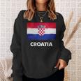 クロアチア国旗ジャージ スウェットシャツ 彼女への贈り物
