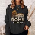 クール ヴィンテージ ローマ イタリア コロッセオ お土産 ローマ イタリア スウェットシャツ 彼女への贈り物