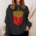 クールなフライドポテトポケットノベルティグラフィックtシャツ&クールデザイン スウェットシャツ 彼女への贈り物