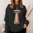 グルームネバダ湖レトロトップシークレットエリア 51 Ufo Uap エイリアン スウェットシャツ 彼女への贈り物