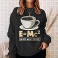 コーヒーラバーエナジーミルクコーヒー EMc² スウェットシャツ 彼女への贈り物