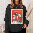 サイロシビンtシャツ レトロサイケデリックマジックマッシュルーム スウェットシャツ 彼女への贈り物