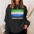 シエラレオネ国旗tシャツ スウェットシャツ 彼女への贈り物