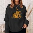 ジャズジャンル付きジャズドラマーtシャツ スウェットシャツ 彼女への贈り物