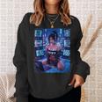 セクシーガールグラフィックtシャツ 1337 サイバーパンク ハッカーガール スウェットシャツ 彼女への贈り物