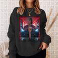 セクシーガールグラフィックtシャツ セクシービキニモデル&エキゾチックカー スウェットシャツ 彼女への贈り物