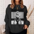 セクシーガールグラフィックtシャツ セクシーブロンドブーティモデルバイカーベイブ スウェットシャツ 彼女への贈り物