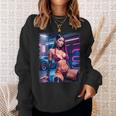 セクシーガールグラフィックtシャツ セクシーラティーナビキニモデル&スポーツカー スウェットシャツ 彼女への贈り物