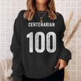 センテナリアン 100周年記念素晴らしい 100歳の誕生日おめでとう スウェットシャツ 彼女への贈り物