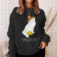タコキャット-楽しい猫の回文 スウェットシャツ 彼女への贈り物