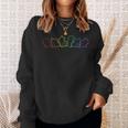 チンチラ Lgbt レインボー ロングテール チンチラ スウェットシャツ 彼女への贈り物
