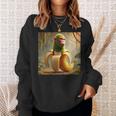 チンパンジーニ バナニーニ 長袖tシャツ スウェットシャツ 彼女への贈り物