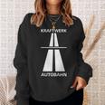 ドイツでの楽しい高速運転のためのクラフトワークアウトバーン 長袖tシャツ スウェットシャツ 彼女への贈り物