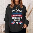 メンズ ドミニカ共和党の妻ドミニカ共和国 スウェットシャツ 彼女への贈り物