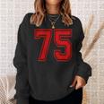 ナンバー75 Redports Teamtyle 長袖tシャツ スウェットシャツ 彼女への贈り物