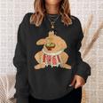 ビンテージ相撲力士 Eat ラーメン ヌードル アニメ 日本語 スウェットシャツ 彼女への贈り物
