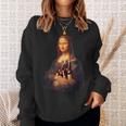 ビール 酒 面白いtシャツ モナリザ 飲み おもしろ 飲み会 のんべえ メンズ ネタ 服 美術 パーティー スウェットシャツ 彼女への贈り物