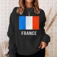 フランス国旗シャツ スウェットシャツ 彼女への贈り物