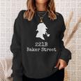 ブック愛好家 221B ベイカーストリート 探偵シャーロック・ホームズ スウェットシャツ 彼女への贈り物