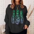 ボウリングピンtシャツ ボウラー用 スウェットシャツ 彼女への贈り物