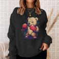 ボクサー 熊 ボクシング グローブ キックボクシング 面白い ボクシング スウェットシャツ 彼女への贈り物