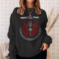 ムエタイ キックボクシング タイ 長袖tシャツ スウェットシャツ 彼女への贈り物