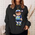 メルちゃんのおともだち あおくん Bigプリント スウェットシャツ 彼女への贈り物