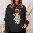 メルちゃんのおともだち りこちゃん Bigプリント スウェットシャツ 彼女への贈り物