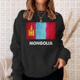 モンゴル国旗tシャツ スウェットシャツ 彼女への贈り物
