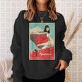 レッドカメラフィルムポスター 本物のソビエトアート スウェットシャツ 彼女への贈り物