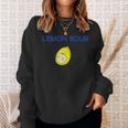 レモンサワーの可愛いおもしろtシャツ スウェットシャツ 彼女への贈り物