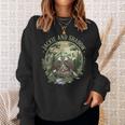 ヴィンテージ ジャッキーとシャドウ 白頭ワシファミリー 自然愛好家 スウェットシャツ 彼女への贈り物