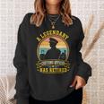 伝説の税関職員が退職したヴィンテージ引退 長袖tシャツ スウェットシャツ 彼女への贈り物