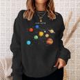 太陽系 太陽と惑星 宇宙 天文学 キッズギフト スウェットシャツ 彼女への贈り物
