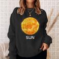 太陽系 惑星 太陽 宇宙 スウェットシャツ 彼女への贈り物