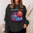 宇宙のかわいいaxolotl 占拠 火星 銀河f カワイイ スウェットシャツ 彼女への贈り物