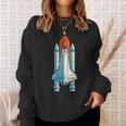 宇宙飛行士 スペースクラフト 宇宙旅行 スペースシャトル スウェットシャツ 彼女への贈り物