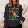 恐竜 Tyrannosaurus ティラノサウルス スウェットシャツ 彼女への贈り物