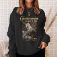 悪魔城ドラキュラ シンフォニーボックス アート ゴシック 月 夜 レトロ ゲーマー 長袖tシャツ スウェットシャツ 彼女への贈り物