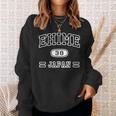 愛媛 Ehime【チームユニフォーム カレッジ風】Jimo-T ジモティ お土産 面白い おしゃれ スウェットシャツ 彼女への贈り物