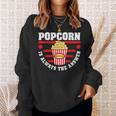 映画と日付の夜のギフトのためのおかしいポップコーンのtシャツ スウェットシャツ 彼女への贈り物