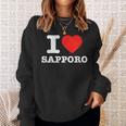 札幌大好き- I Loveapporo スウェットシャツ 彼女への贈り物